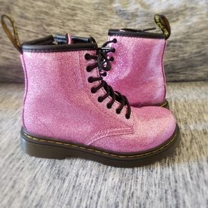 GLITTER LACE UP BOOTS